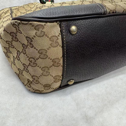 Gucci GG Supreme Butterfly Bow Tote Bag [Pre-Owned]