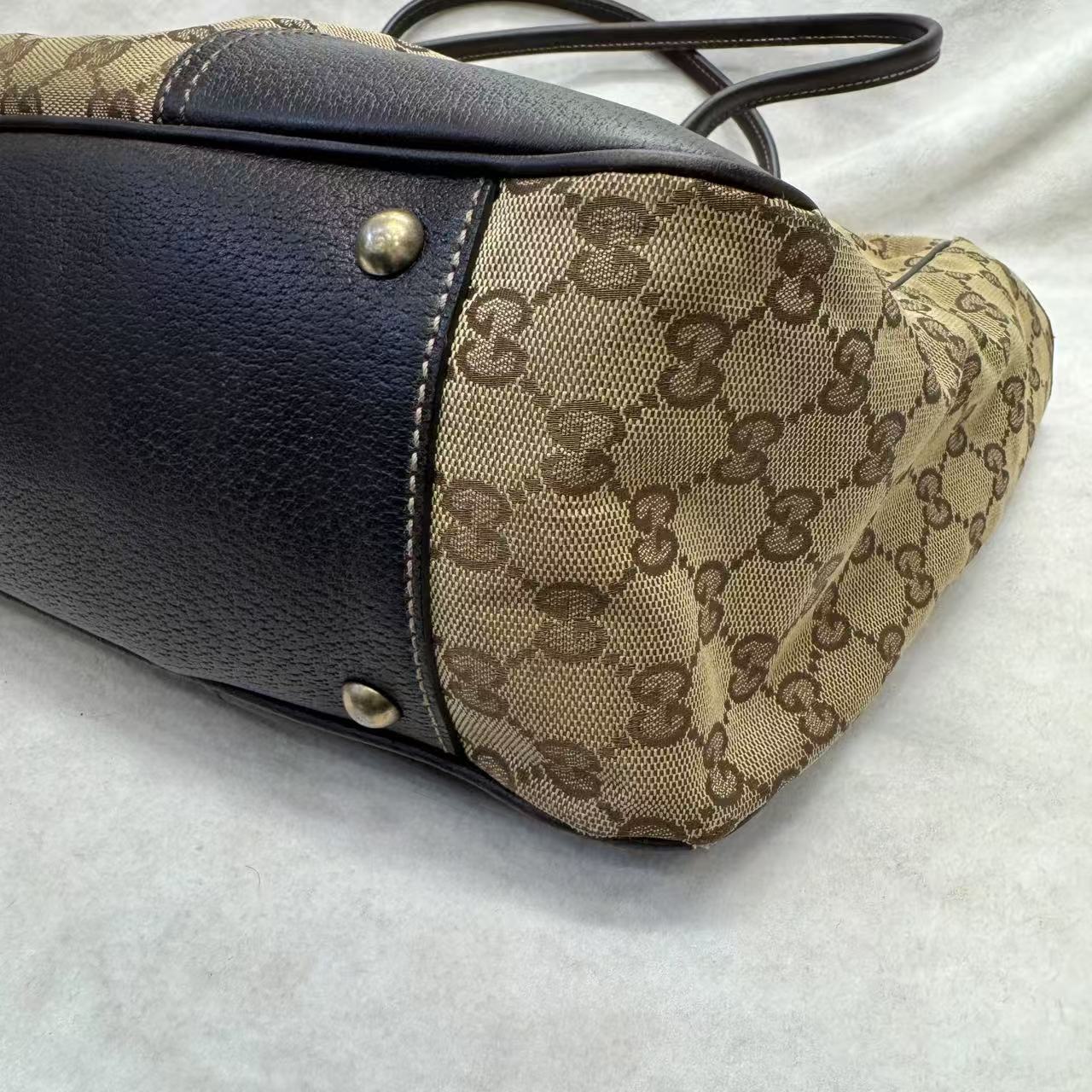 Gucci GG Supreme Butterfly Bow Tote Bag [Pre-Owned]