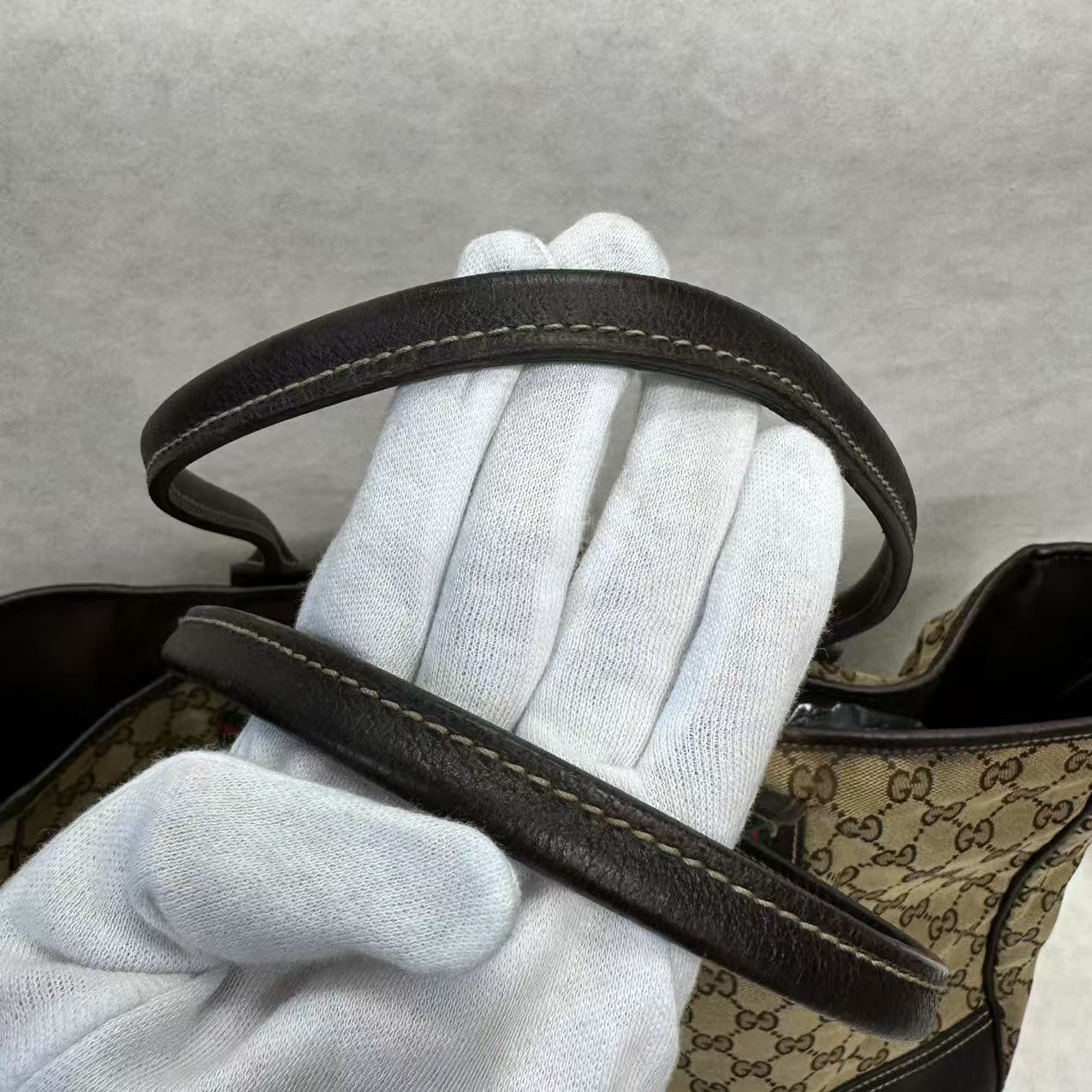 Gucci GG Supreme Butterfly Bow Tote Bag [Pre-Owned]