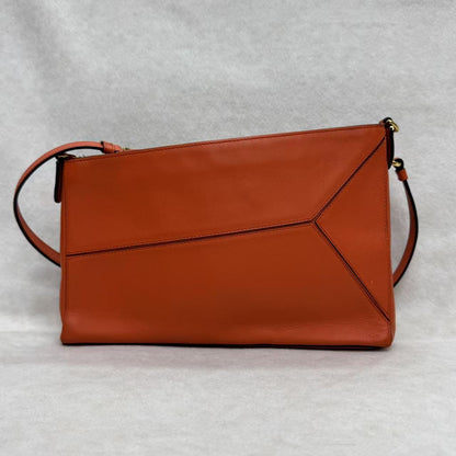 Loewe Puzzle Orange Shoulder Bag [Pre-Owned]