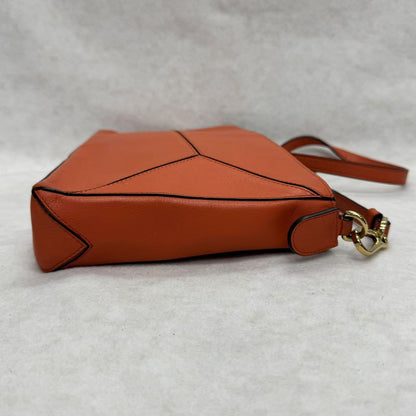Loewe Puzzle Orange Shoulder Bag [Pre-Owned]