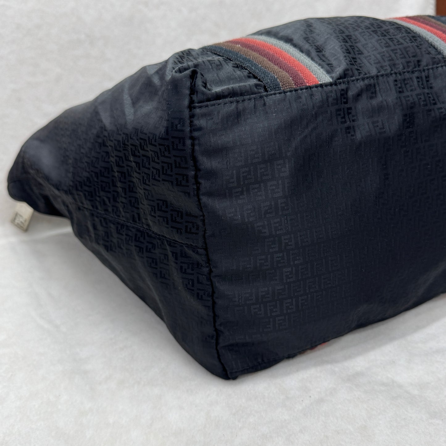 FENDI Zucca Monogram Shoulder Bag [Pre-Owned]