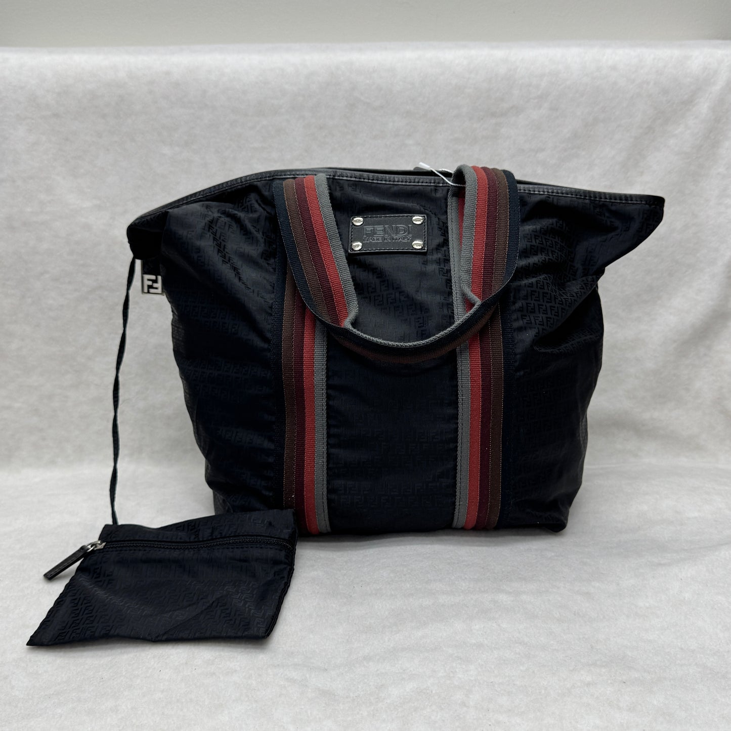 FENDI Zucca Monogram Shoulder Bag [Pre-Owned]