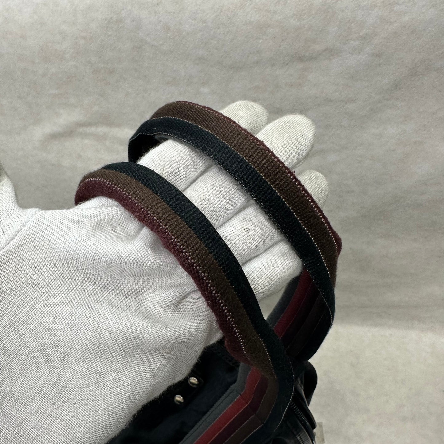 FENDI Zucca Monogram Shoulder Bag [Pre-Owned]
