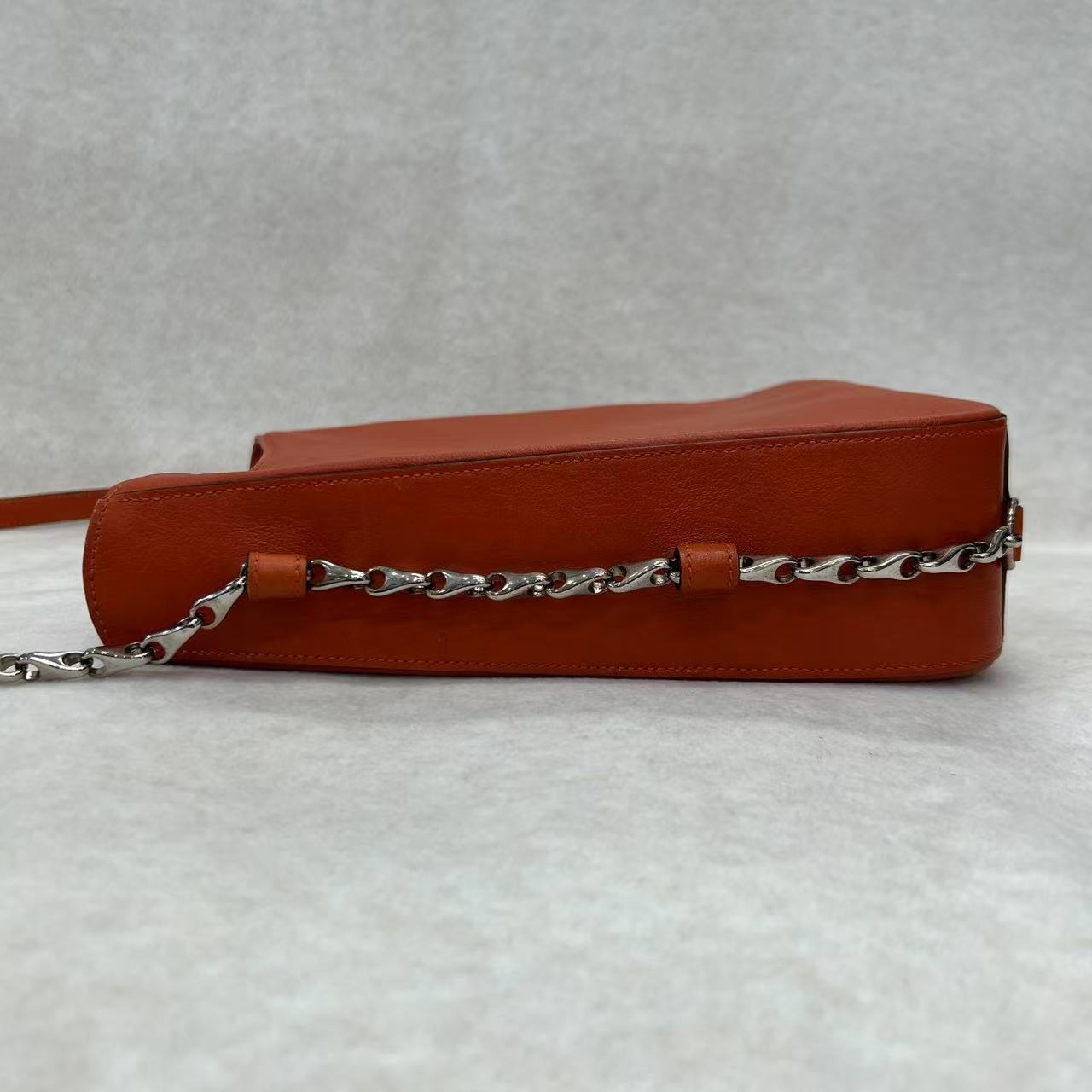 CELINE Orange Red Shoulder Bag [Pre-Owned]