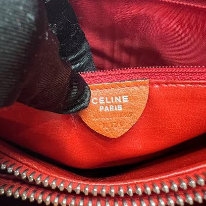 CELINE Orange Red Shoulder Bag [Pre-Owned]