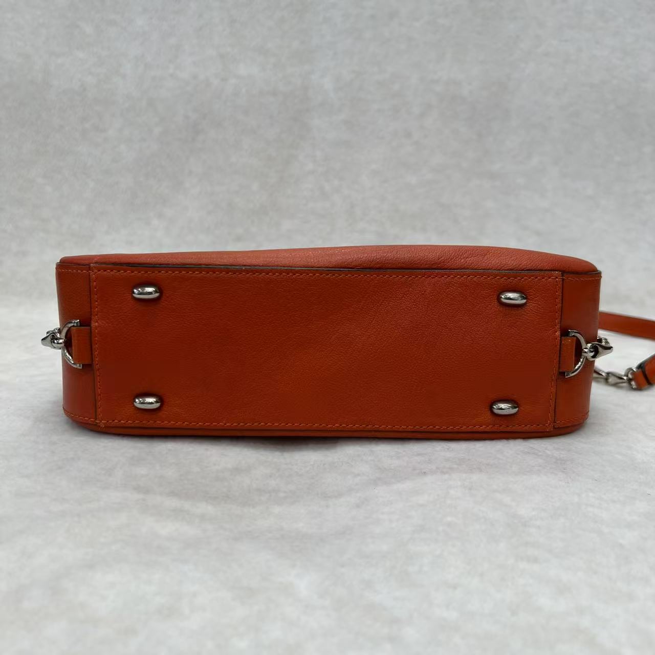CELINE Orange Red Shoulder Bag [Pre-Owned]