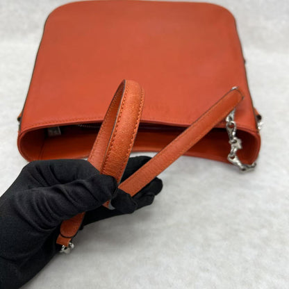CELINE Orange Red Shoulder Bag [Pre-Owned]