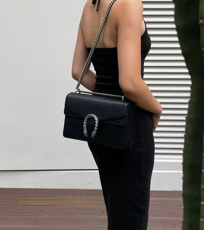 Gucci Black Dionysus Bag [Pre-Owned]