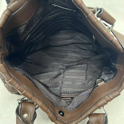 CELINE Leather Top Handle & Shoulder Bag [Pre-Owned]