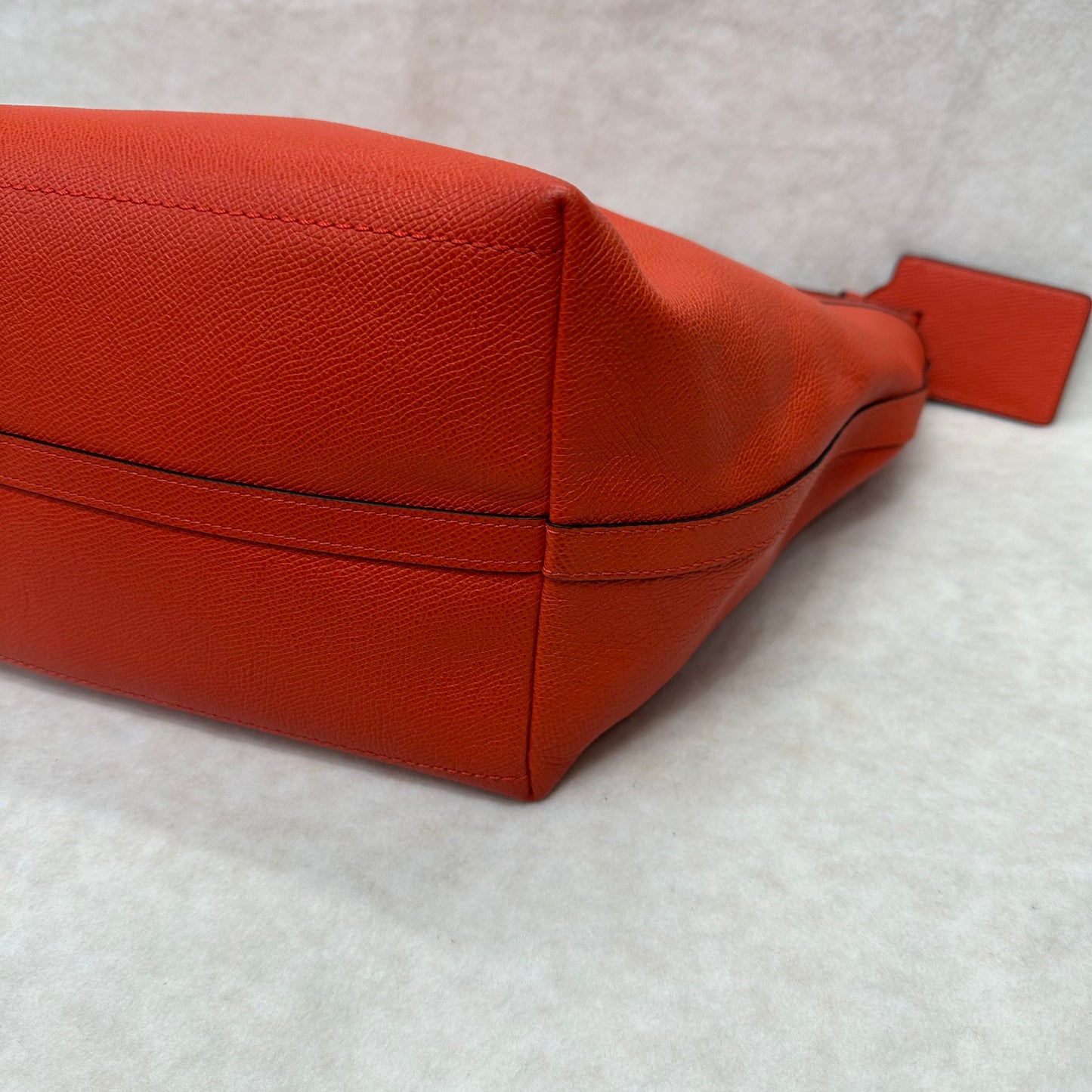 Coach Orange Red Tote Bag [Pre-Owned]