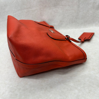 Coach Orange Red Tote Bag [Pre-Owned]