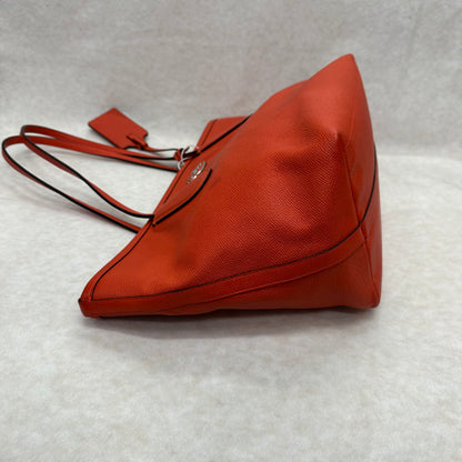 Coach Orange Red Tote Bag [Pre-Owned]