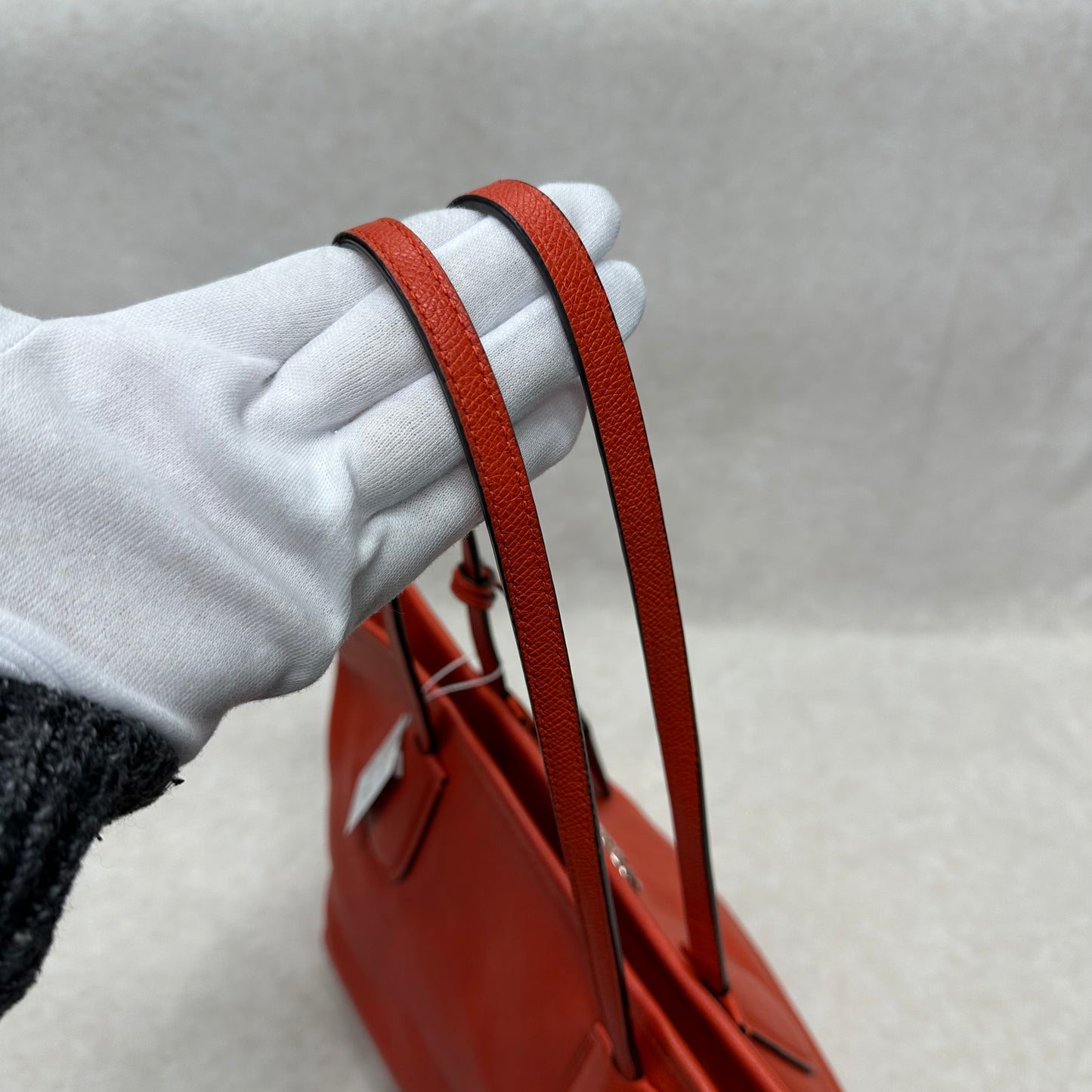 Coach Orange Red Tote Bag [Pre-Owned]