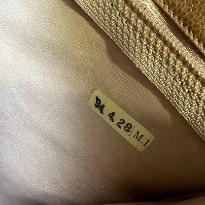 Chanel Caviar Embossed Double C Logo Tote Bag [Pre-Owned]