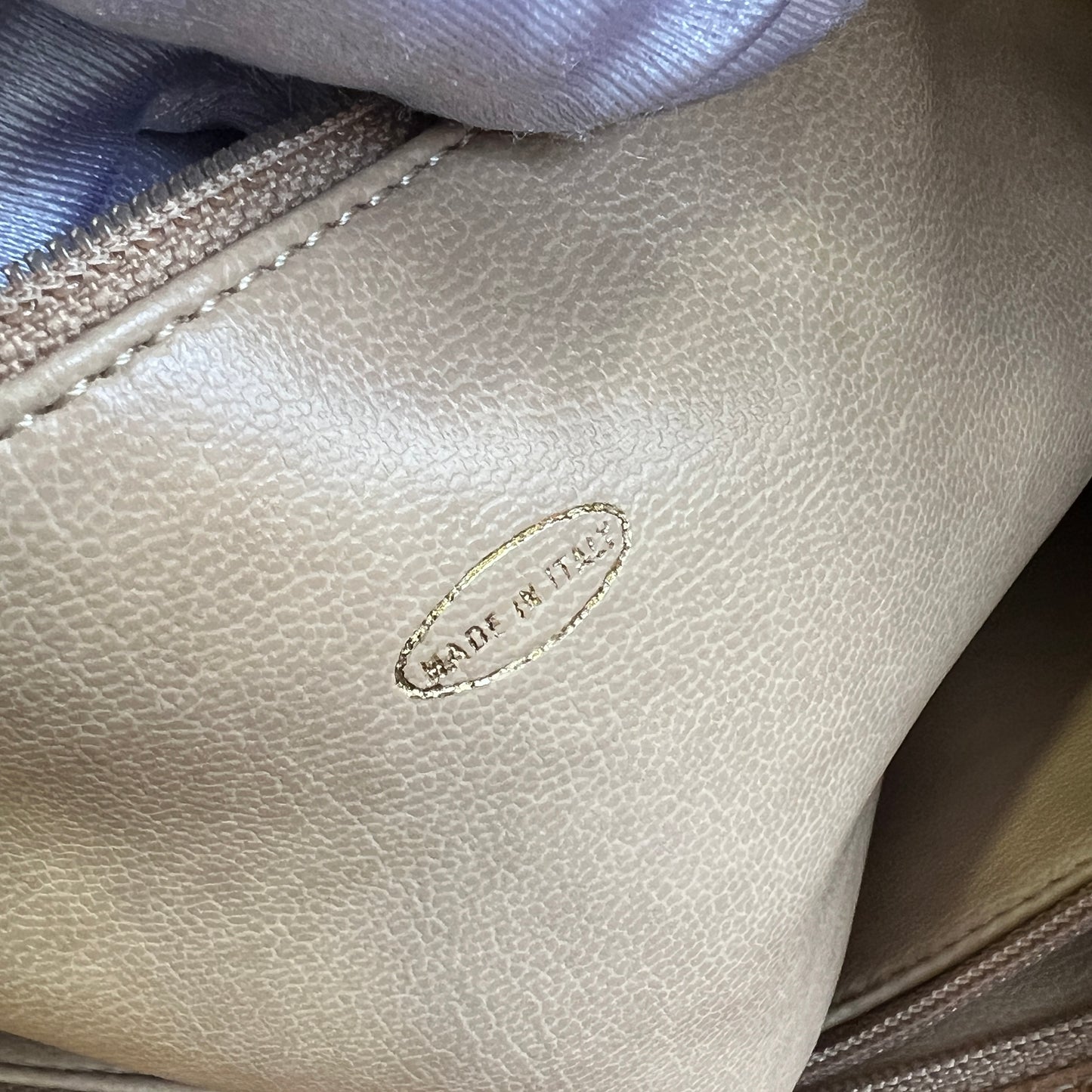 Chanel Caviar Embossed Double C Logo Tote Bag [Pre-Owned]