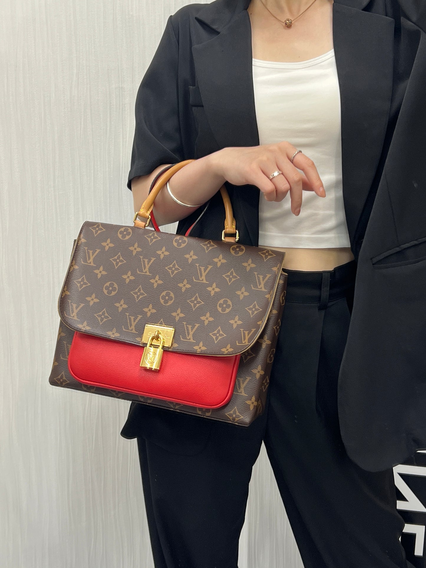 Louis Vuitton Monogram Multicolor Lock Bag [Pre-Owned]