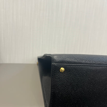 Chanel Caviar Leather Piano Flap Bag [Pre-Owned]