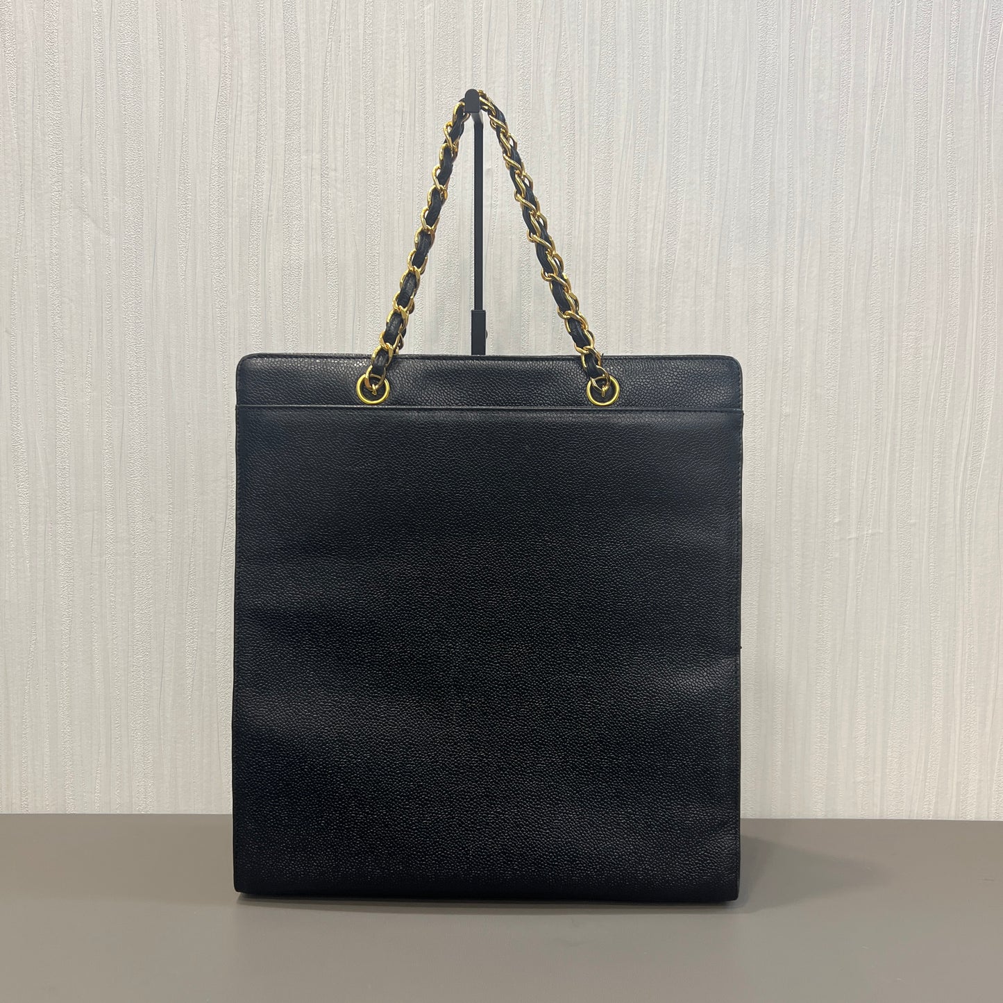 Chanel Caviar Leather Piano Flap Bag [Pre-Owned]