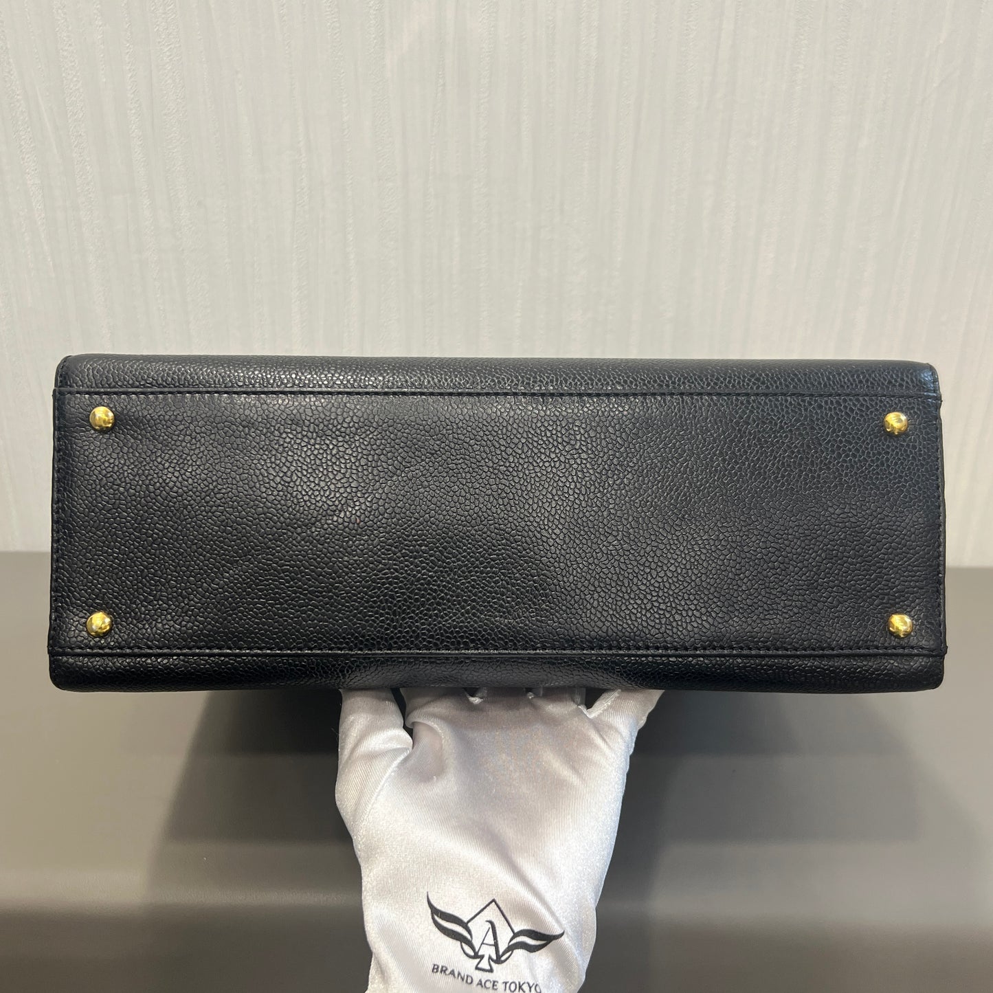 Chanel Caviar Leather Piano Flap Bag [Pre-Owned]