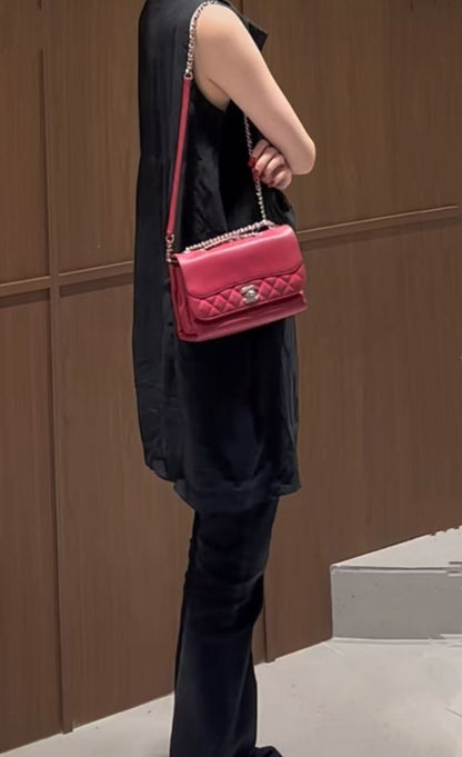 香奈儿经典翻盖链条包（二手）