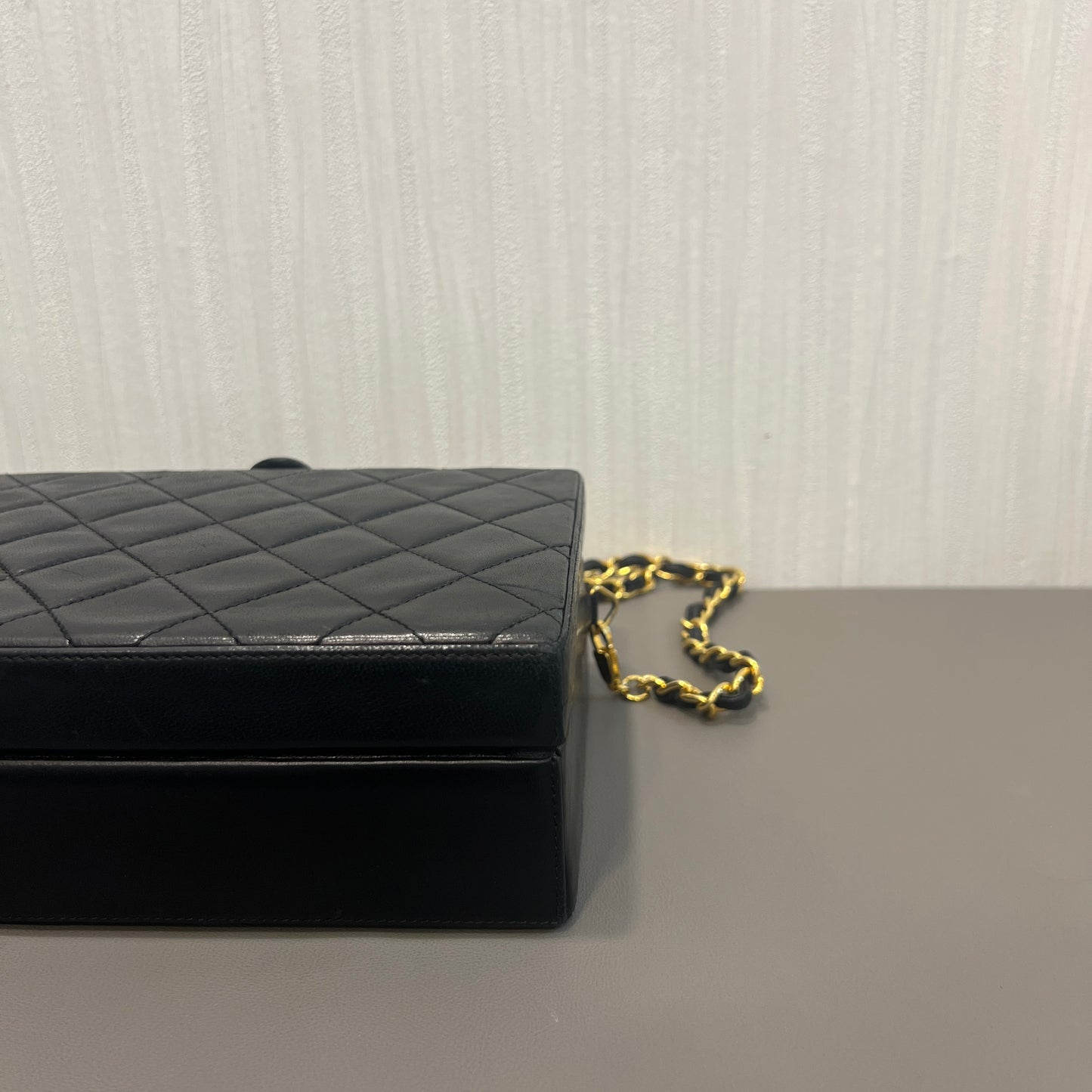 Chanel Classic Hard Box Clutch Bag [Pre-Owned]