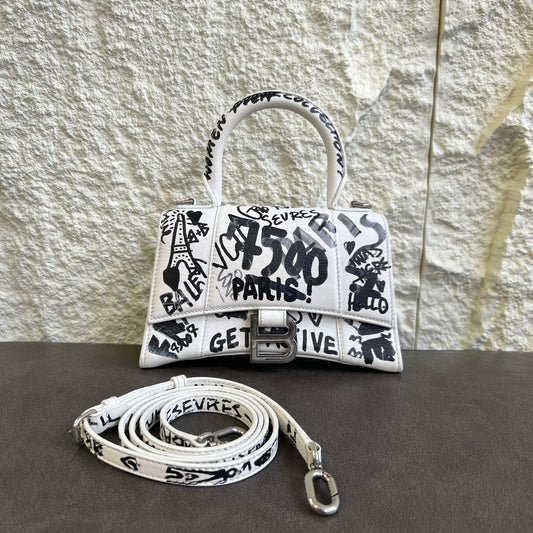 Balenciaga Graffiti Hourglass Bag [Pre-Owned]