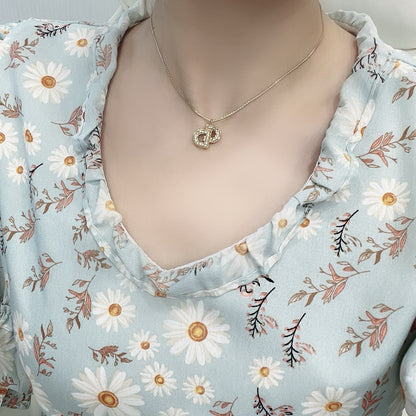 Dior CD Logo Necklace [Pre-Owned]