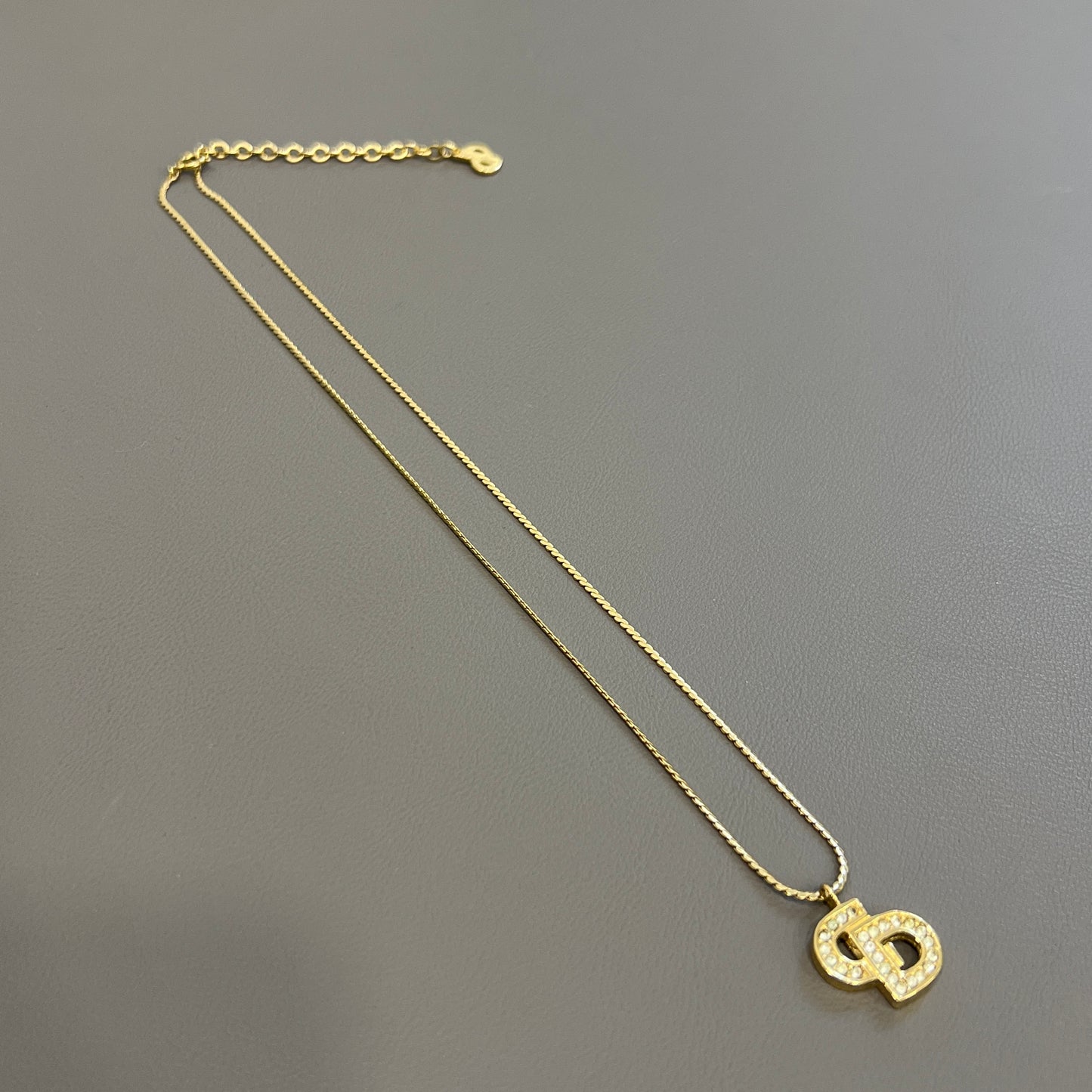 Dior CD Logo Necklace [Pre-Owned]