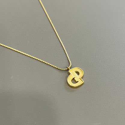 Dior CD Logo Necklace [Pre-Owned]