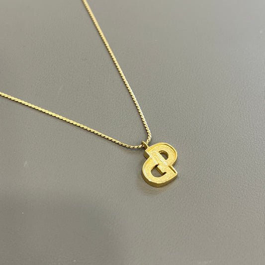 Dior CD Logo Necklace [Pre-Owned]