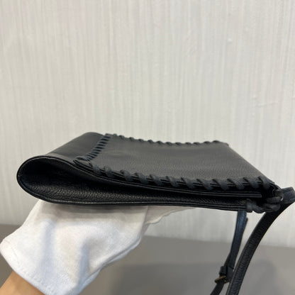 YSL ステッチディテール エンベロープバッグ【中古】