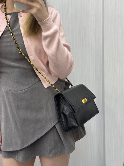 CHANEL Trapezoid Chain Bag [Pre-Owned]