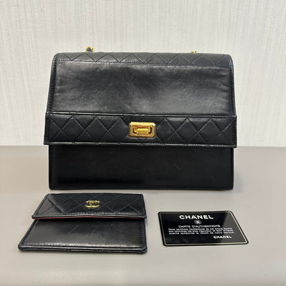 CHANEL Trapezoid Chain Bag [Pre-Owned]