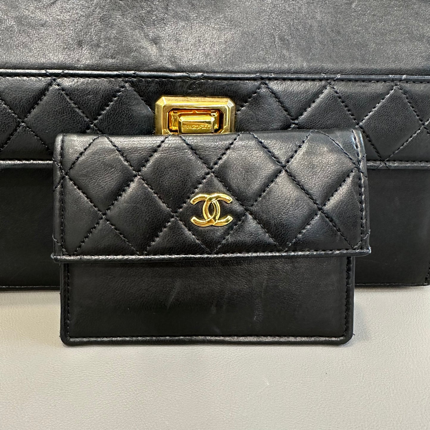 CHANEL Trapezoid Chain Bag [Pre-Owned]