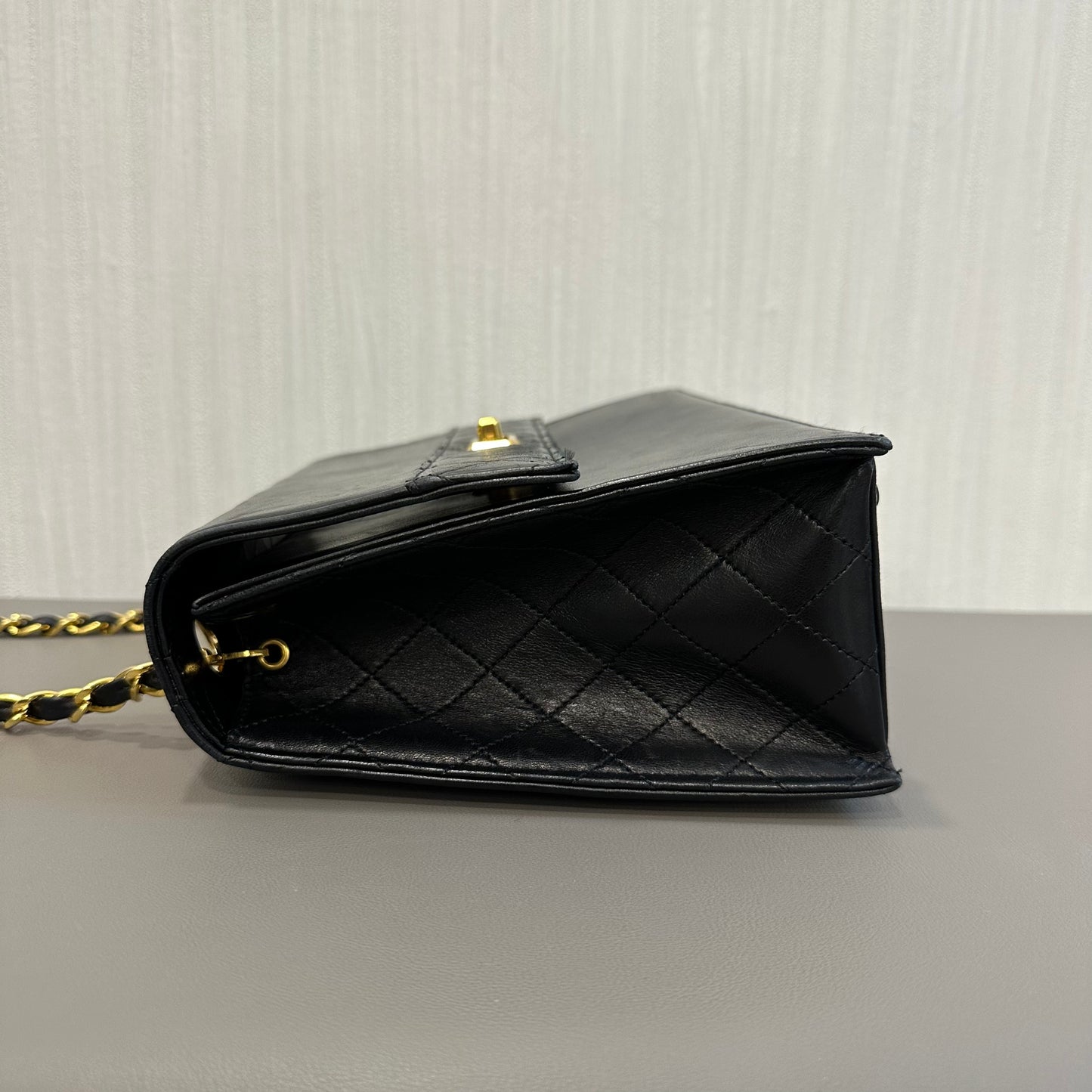 CHANEL Trapezoid Chain Bag [Pre-Owned]