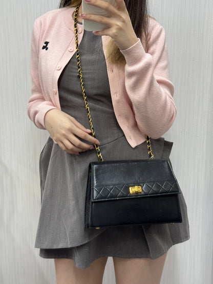 CHANEL Trapezoid Chain Bag [Pre-Owned]