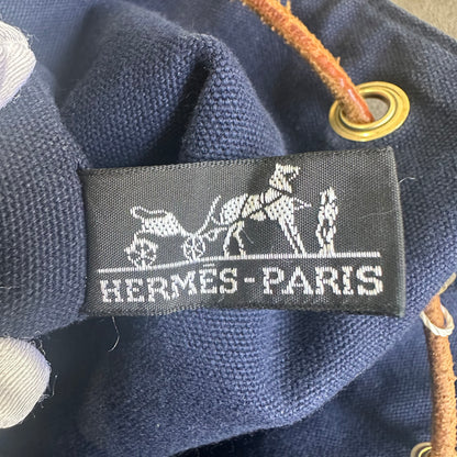 HERMES キャンバス バケットバッグ【中古】