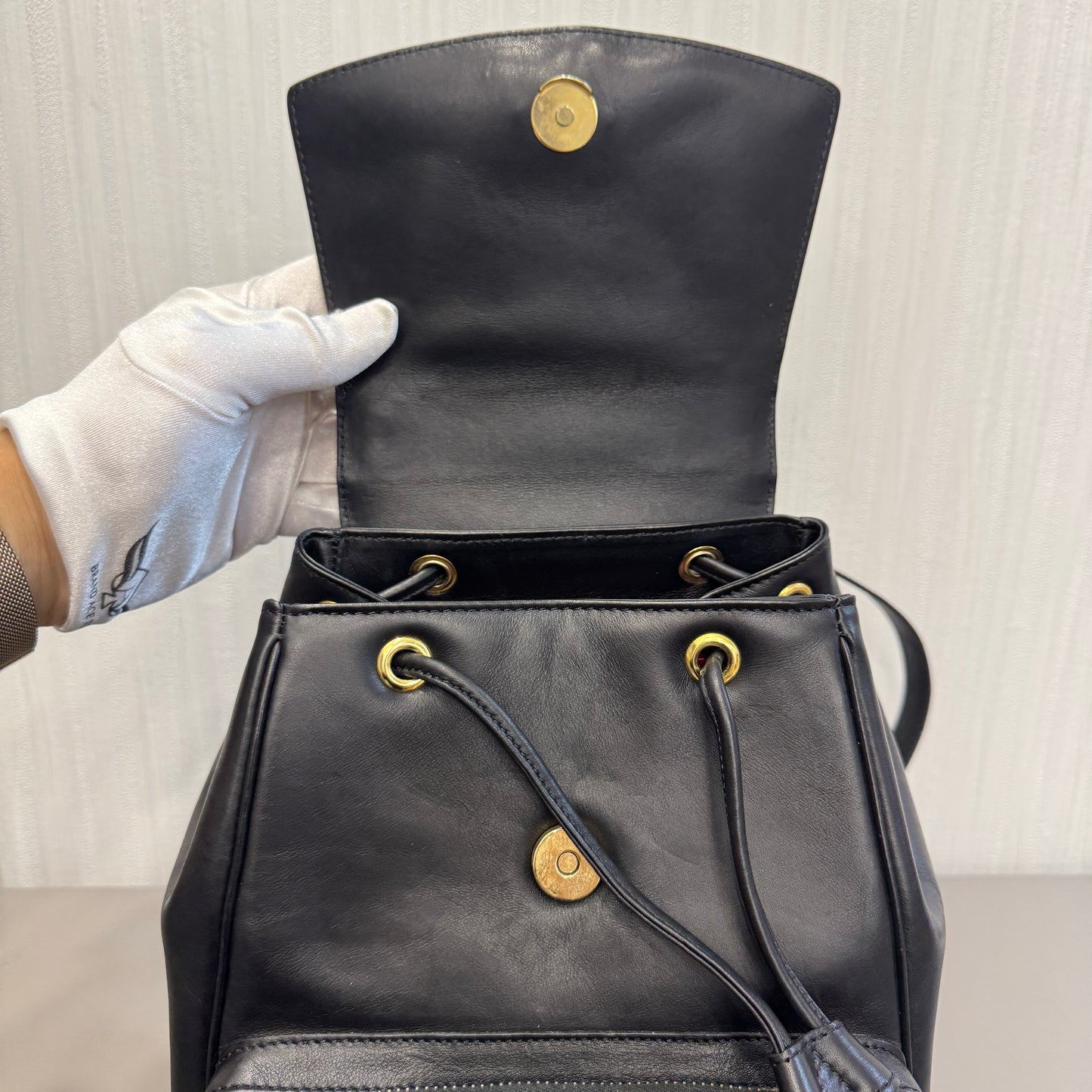 Celine Leather Backpack [Pre-Owned]