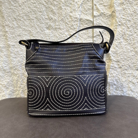 Celine Topstitch Shoulder Bag [Pre-Owned]