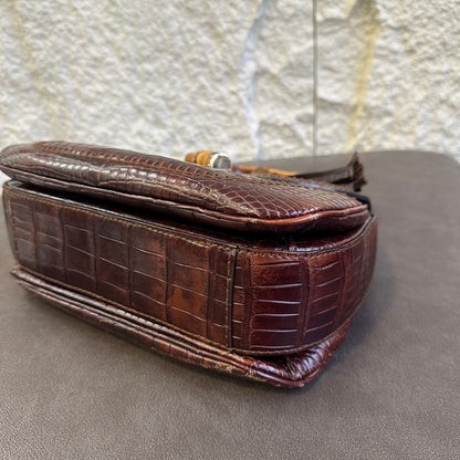 グッチ バンブー トップハンドルバッグ【中古】