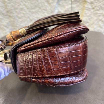 グッチ バンブー トップハンドルバッグ【中古】