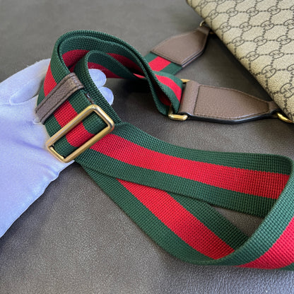 グッチ タイガーヘッド メッセンジャーバッグ 【中古】