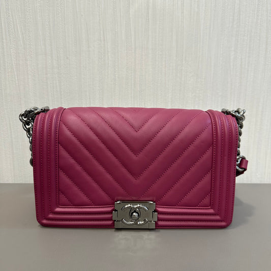 CHANEL LeBoy V-Quilted Bag [Pre-Owned]