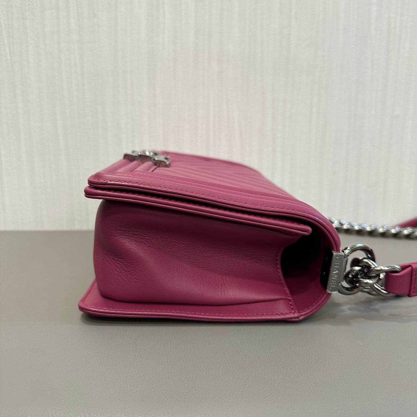 CHANEL LeBoy V-Quilted Bag [Pre-Owned]