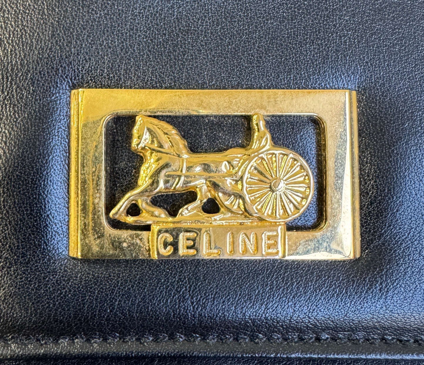CELINE マカダム クラッチバッグ【中古】