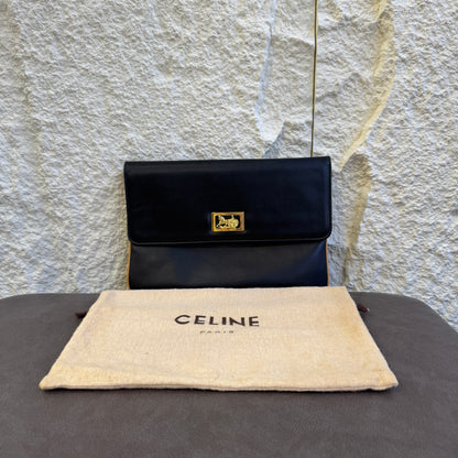 CELINE マカダム クラッチバッグ【中古】