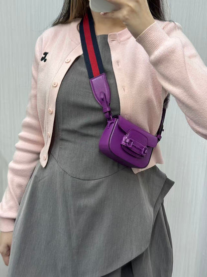 GUCCI Purple Mini Crossbody Bag [Pre-Owned]
