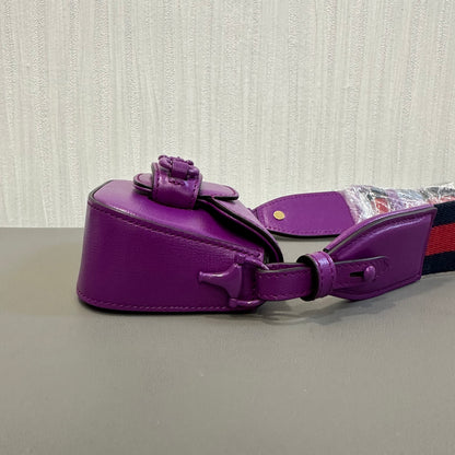 GUCCI Purple Mini Crossbody Bag [Pre-Owned]