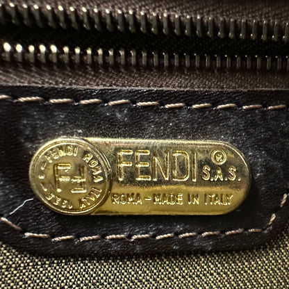 FENDI Zucca Monogram Handbag [Pre-Owned]